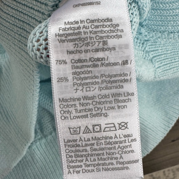 Madewell Women's Soft Blue Crew Neck Sweater - Picture 4 of 8